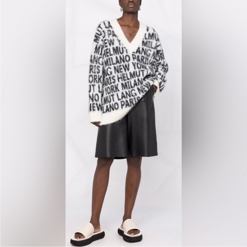 Helmut Lang oversized warm sweater